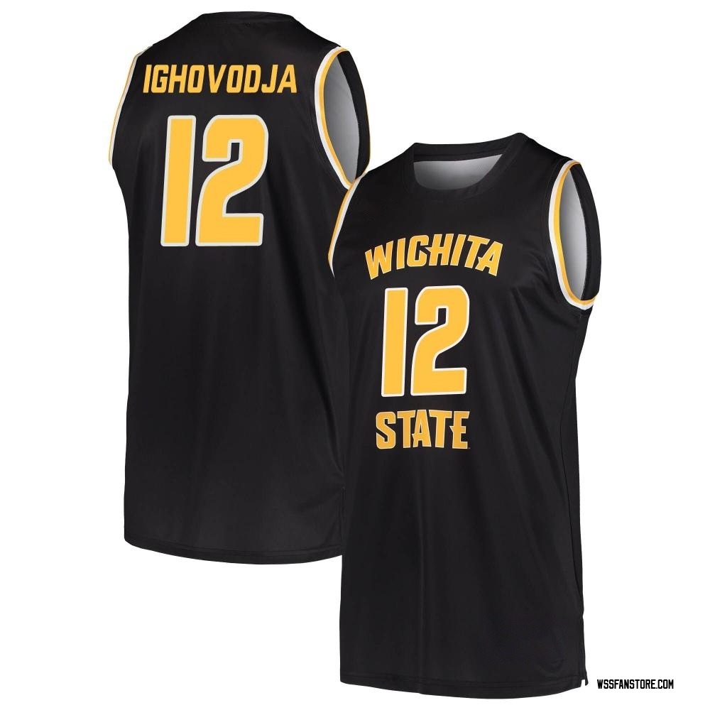 Men's Joy Ighovodja Wichita State Shockers Replica Basketball Jersey - Black