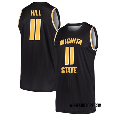 Men's Justin Hill Wichita State Shockers Replica Basketball Jersey - Black