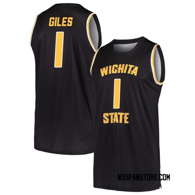 Men's Kenyon Giles Wichita State Shockers Replica Basketball Jersey - Black
