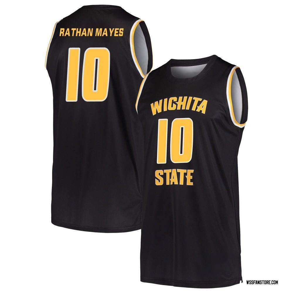 Men's Tyrus Rathan-Mayes Wichita State Shockers Replica Basketball Jersey - Black