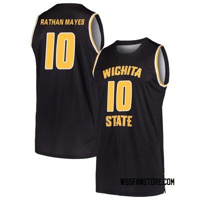 Men's Tyrus Rathan-Mayes Wichita State Shockers Replica Basketball Jersey - Black