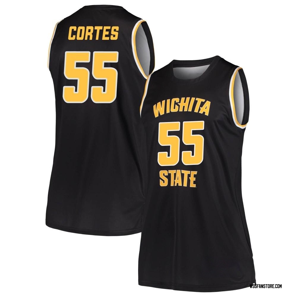 Women's Bijan Cortes Wichita State Shockers Replica Basketball Jersey - Black