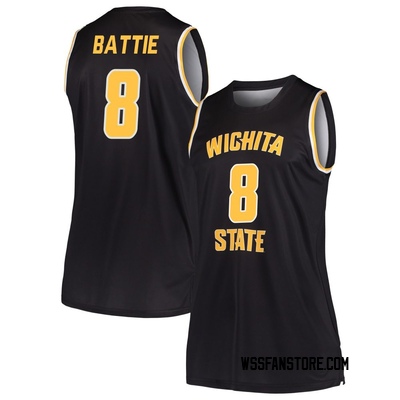 Women's Dillon Battie Wichita State Shockers Replica Basketball Jersey - Black