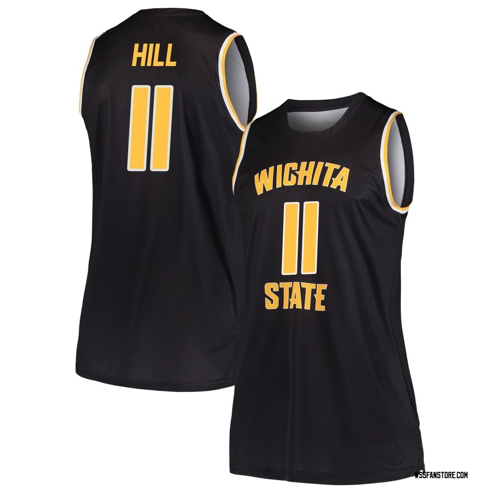 Women's Justin Hill Wichita State Shockers Replica Basketball Jersey - Black