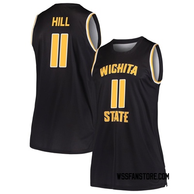 Women's Justin Hill Wichita State Shockers Replica Basketball Jersey - Black