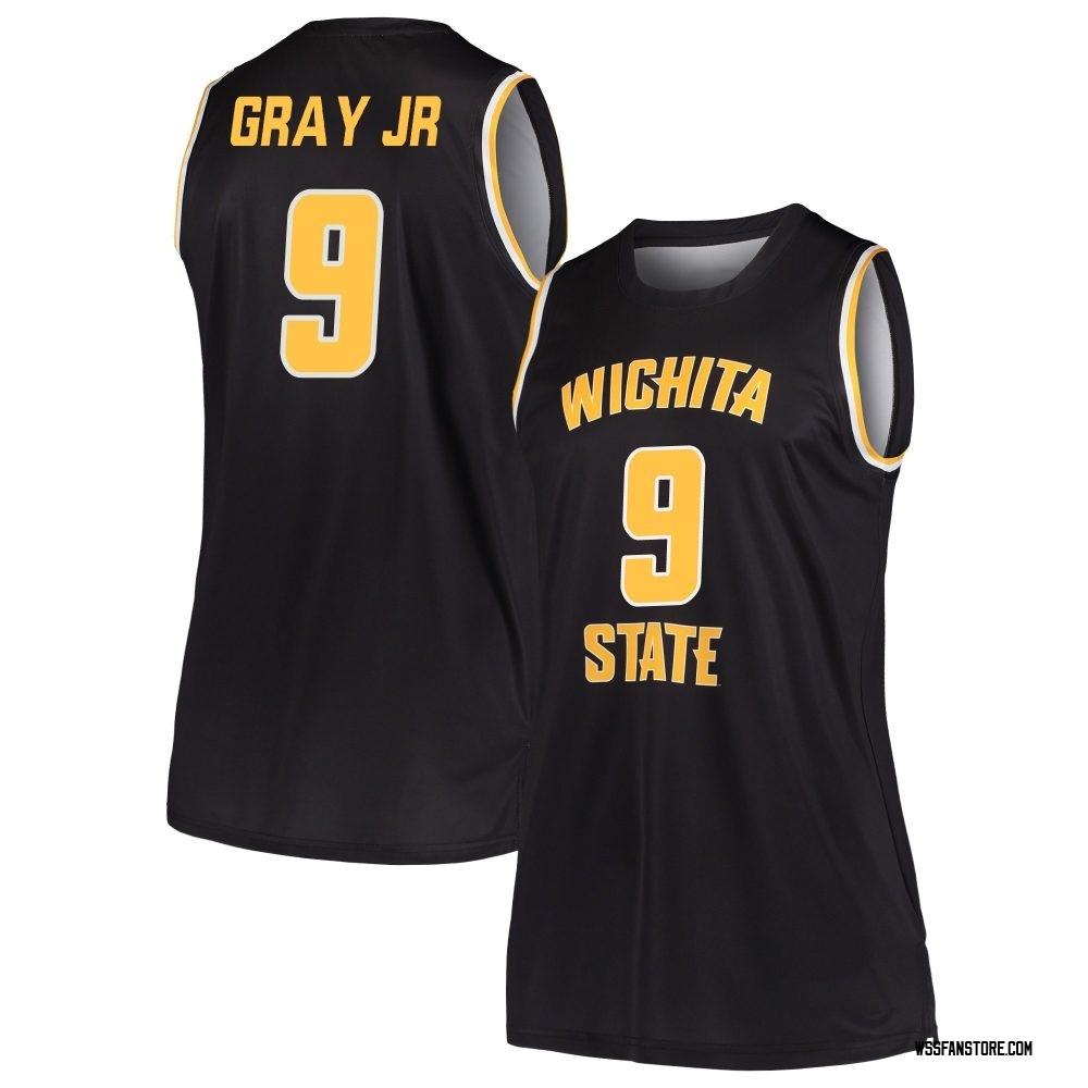 Women's Michael Gray Jr. Wichita State Shockers Replica Basketball Jersey - Black