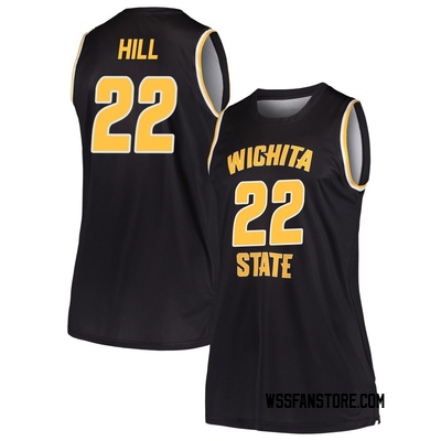 Women's Noah Hill Wichita State Shockers Replica Basketball Jersey - Black