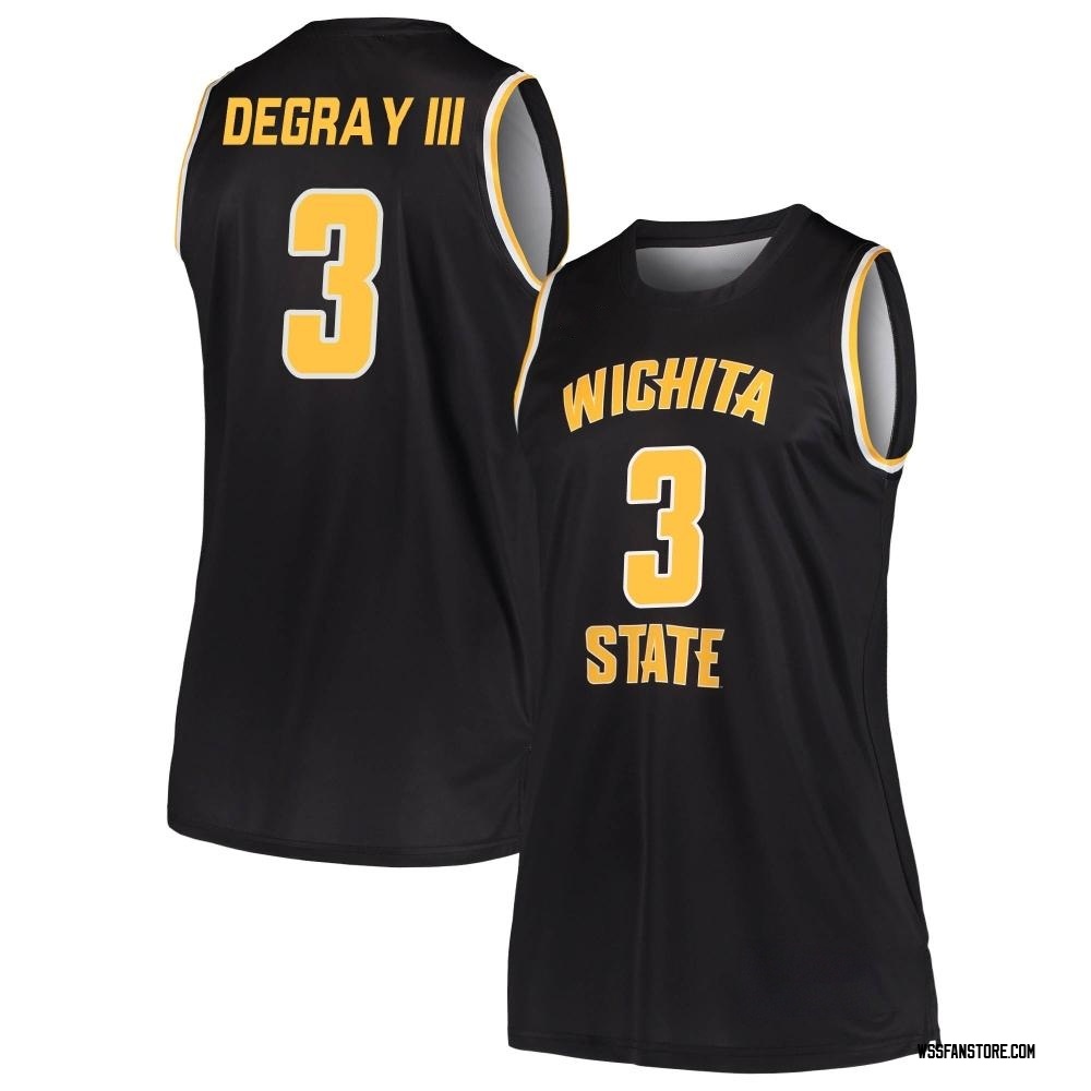 Women's Ronnie DeGray III Wichita State Shockers Replica Basketball Jersey - Black