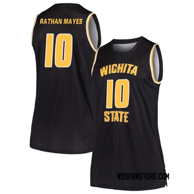 Women's Tyrus Rathan-Mayes Wichita State Shockers Replica Basketball Jersey - Black