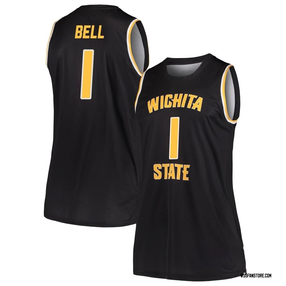 Women's Xavier Bell Wichita State Shockers Replica Basketball Jersey - Black