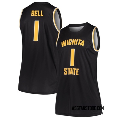 Women's Xavier Bell Wichita State Shockers Replica Basketball Jersey - Black