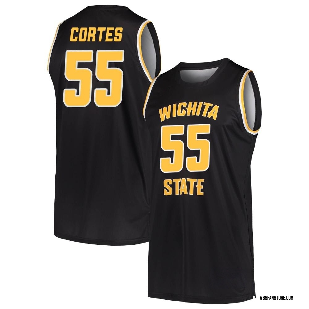 Youth Bijan Cortes Wichita State Shockers Replica Basketball Jersey - Black