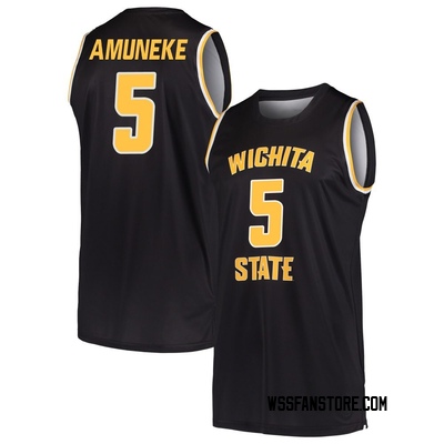 Youth Brian Amuneke Wichita State Shockers Replica Basketball Jersey - Black