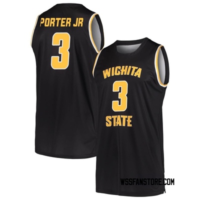 Youth Craig Porter Jr. Wichita State Shockers Replica Basketball Jersey - Black
