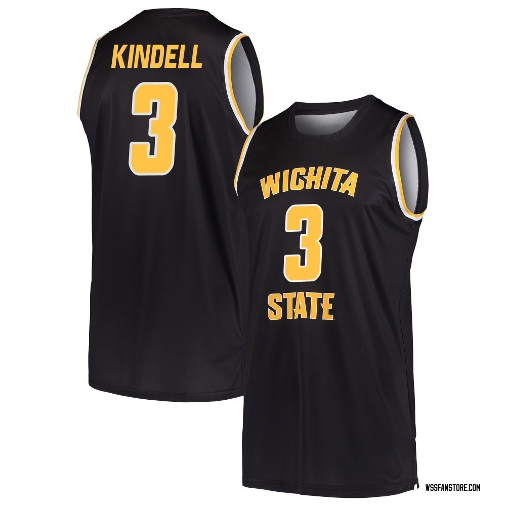 Youth Dre Kindell Wichita State Shockers Replica Basketball Jersey - Black