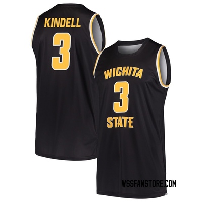 Youth Dre Kindell Wichita State Shockers Replica Basketball Jersey - Black