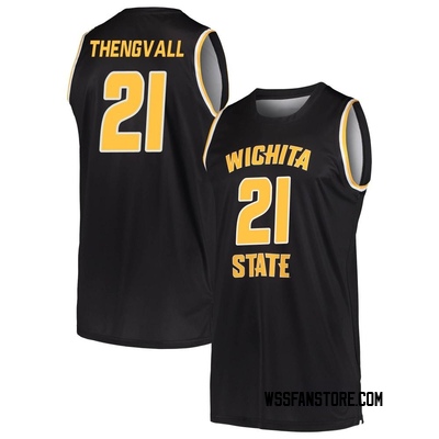 Youth Henry Thengvall Wichita State Shockers Replica Basketball Jersey - Black