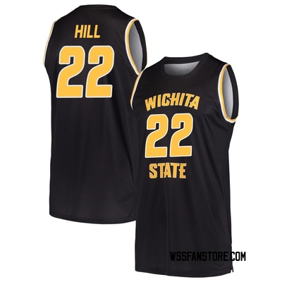 Youth Noah Hill Wichita State Shockers Replica Basketball Jersey - Black