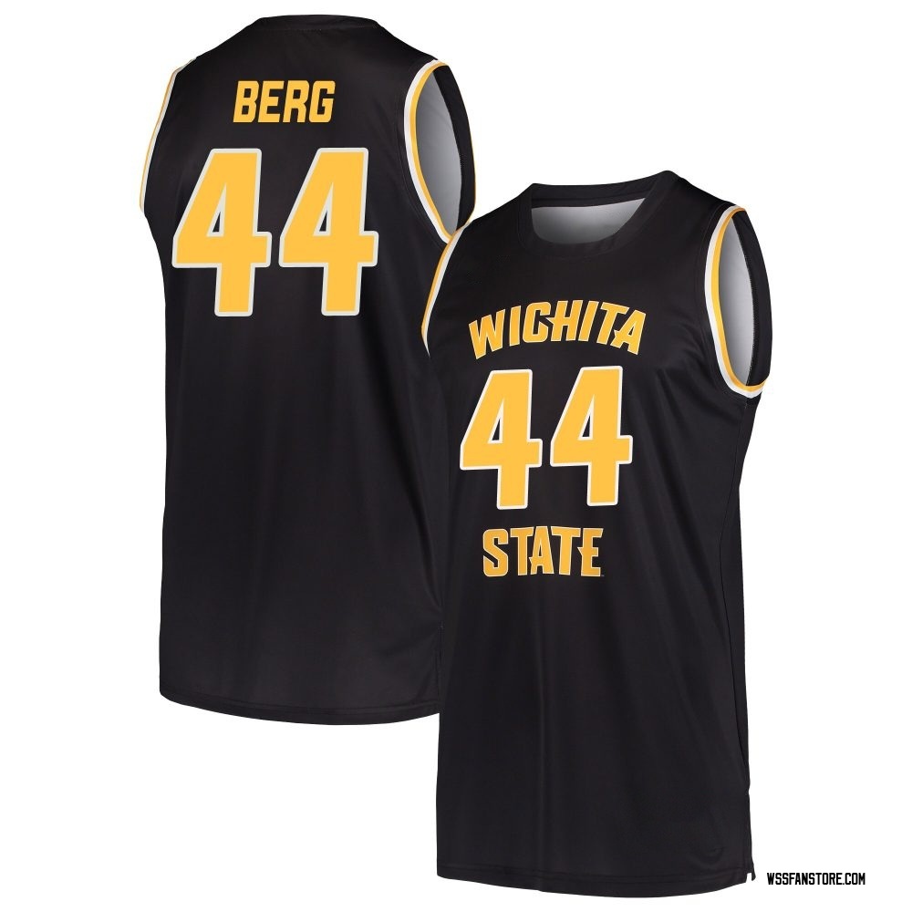 Youth Will Berg Wichita State Shockers Replica Basketball Jersey - Black
