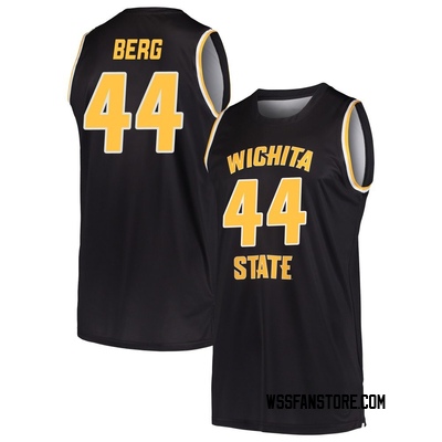 Youth Will Berg Wichita State Shockers Replica Basketball Jersey - Black