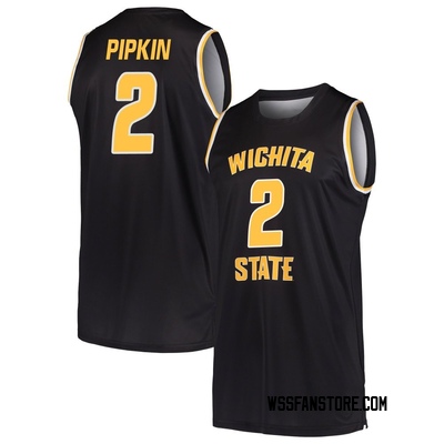 Youth Zion Pipkin Wichita State Shockers Replica Basketball Jersey - Black